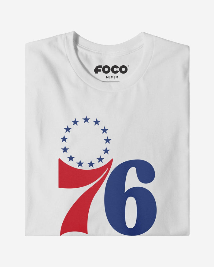 Philadelphia 76ers Primary Logo T-Shirt FOCO True Royal S - FOCO.com
