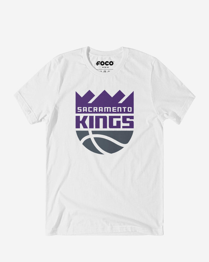 Sacramento Kings Primary Logo T-Shirt FOCO White S - FOCO.com