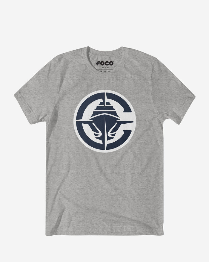 Los Angeles Clippers Primary Logo T-Shirt FOCO Athletic Heather S - FOCO.com