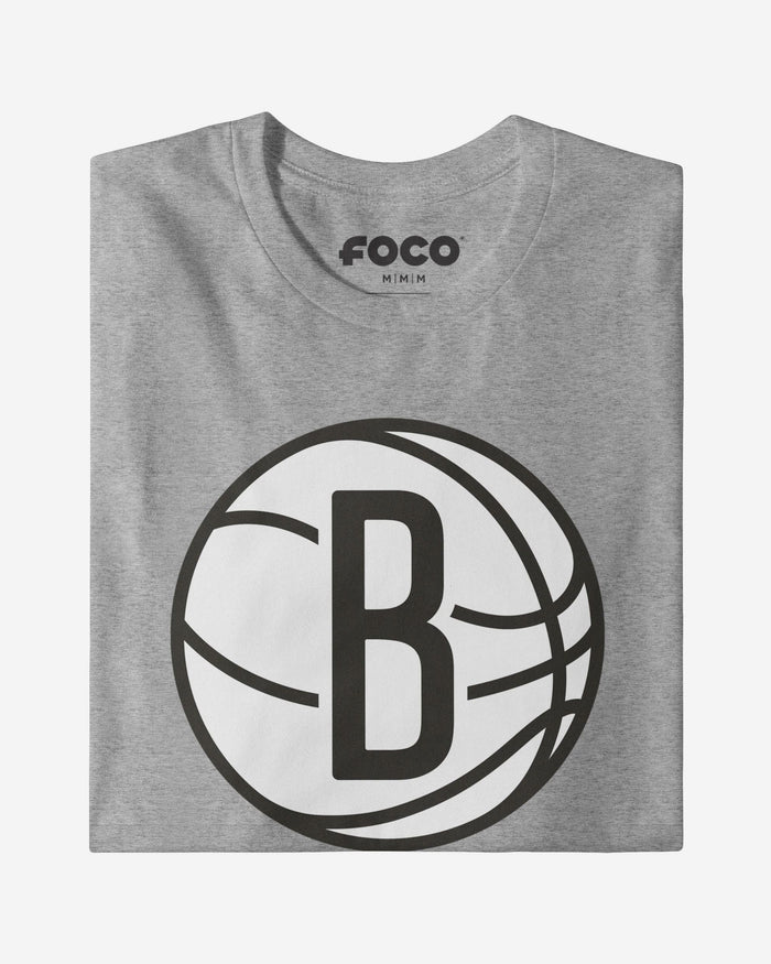 Brooklyn Nets Primary Logo T-Shirt FOCO Black S - FOCO.com