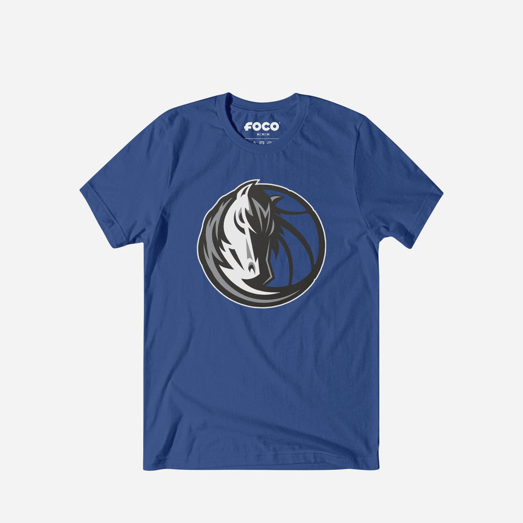Dallas Mavericks Primary Logo T-Shirt FOCO True Royal S - FOCO.com