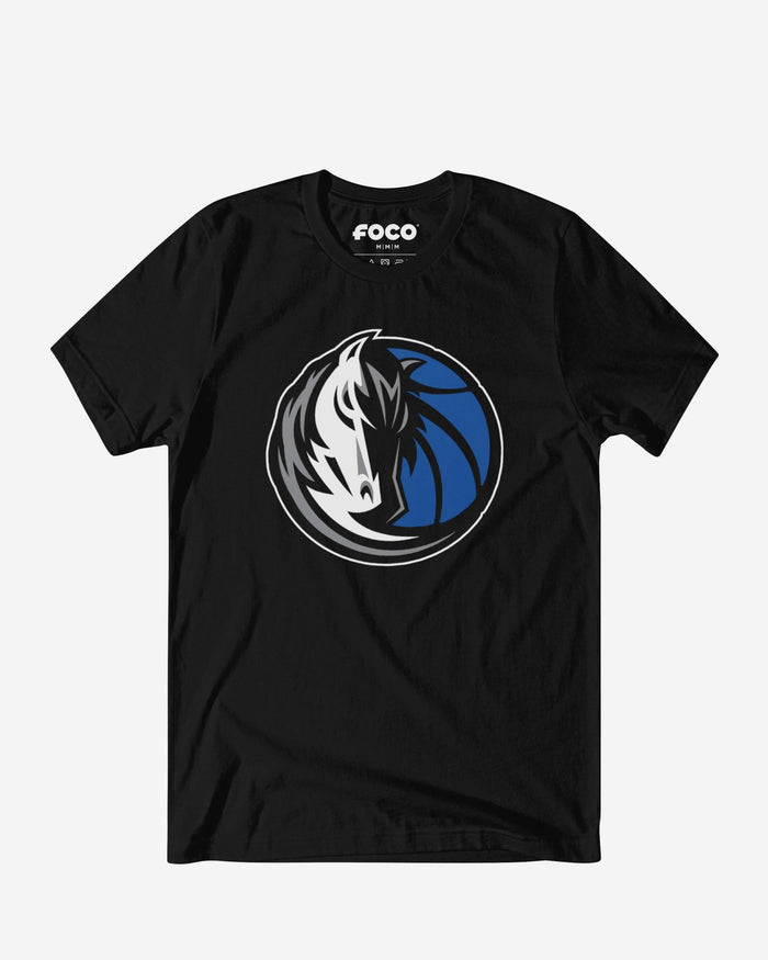 Dallas Mavericks Primary Logo T-Shirt FOCO Black S - FOCO.com