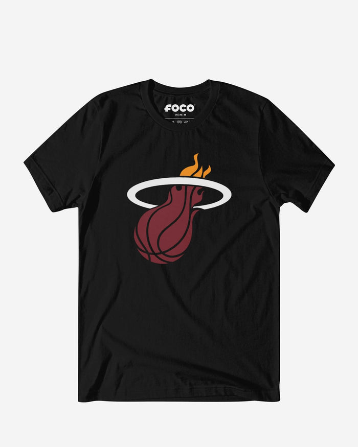 Miami Heat Primary Logo T-Shirt FOCO Black S - FOCO.com