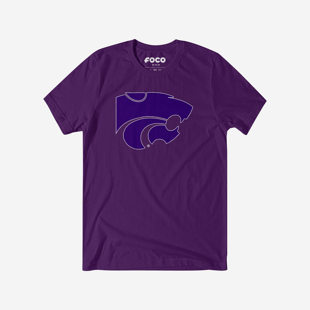 Kansas State Wildcats Primary Logo T-Shirt FOCO Team Purple S - FOCO.com