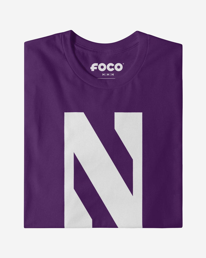 Northwestern Wildcats Primary Logo T-Shirt FOCO - FOCO.com