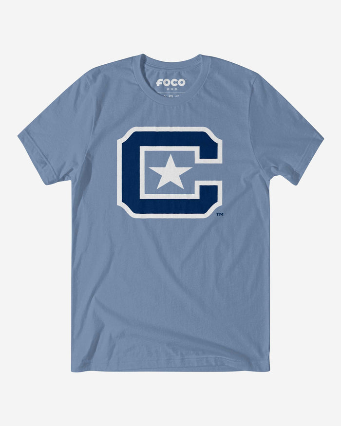 Citadel Bulldogs Primary Logo T-Shirt FOCO Carolina Blue S - FOCO.com