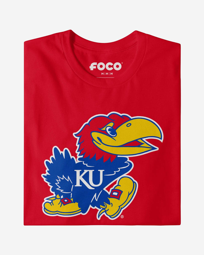 Kansas Jayhawks Primary Logo T-Shirt FOCO - FOCO.com