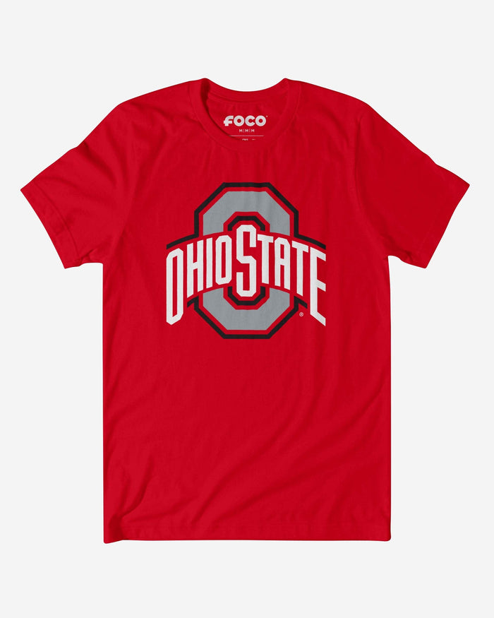 Ohio State Buckeyes Primary Logo T-Shirt FOCO Red S - FOCO.com