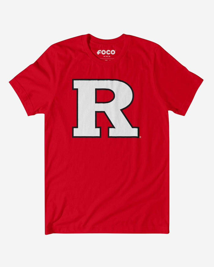Rutgers Scarlet Knights Primary Logo T-Shirt FOCO Red S - FOCO.com