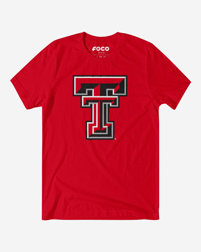 Texas Tech Red Raiders Primary Logo T-Shirt FOCO Red S - FOCO.com