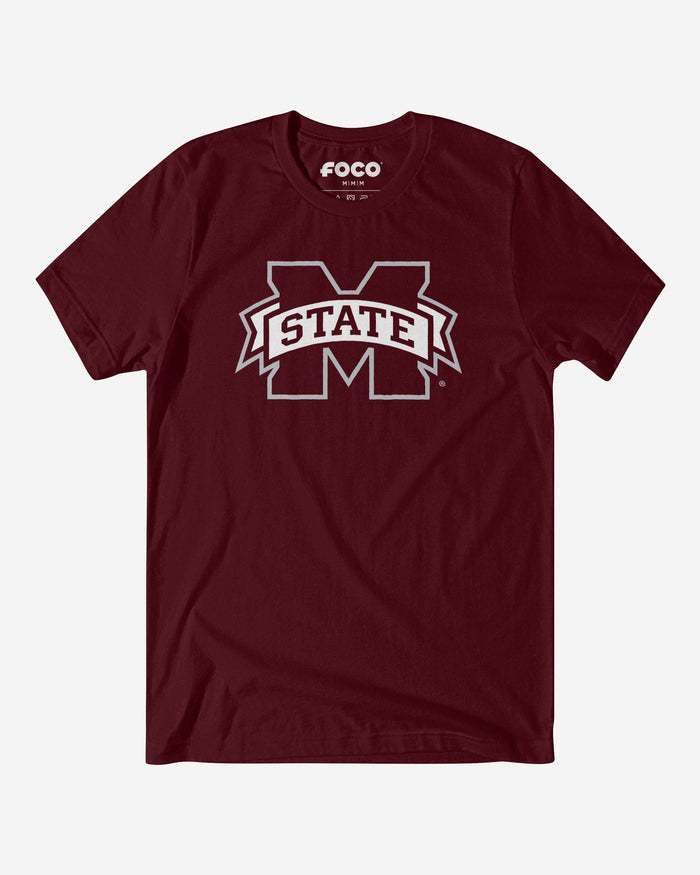 Mississippi State Bulldogs Primary Logo T-Shirt FOCO Maroon S - FOCO.com