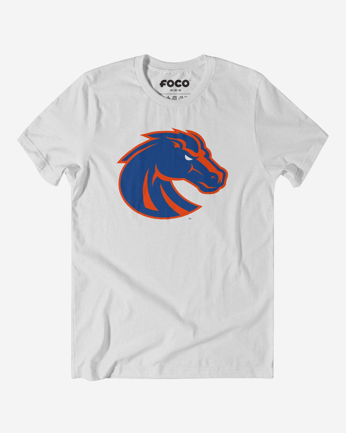 Boise State Broncos Primary Logo T-Shirt FOCO White S - FOCO.com