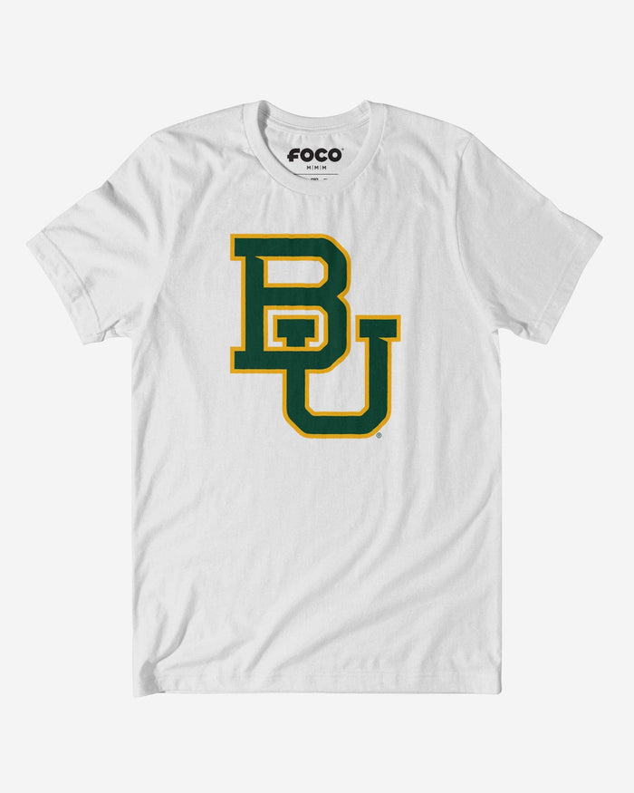 Baylor Bears Primary Logo T-Shirt FOCO White S - FOCO.com