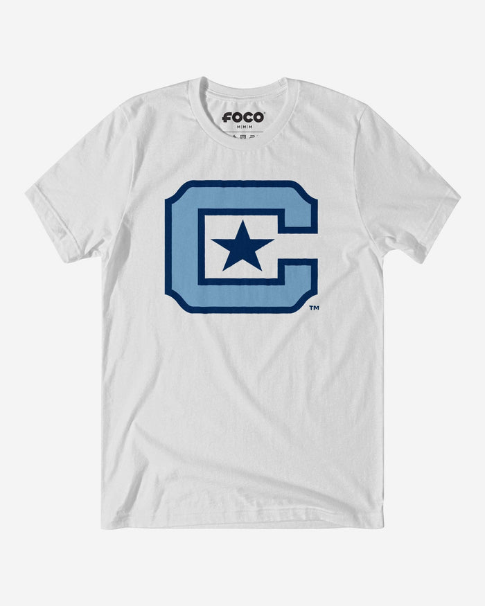 Citadel Bulldogs Primary Logo T-Shirt FOCO White S - FOCO.com