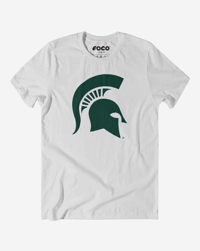 Michigan State Spartans Primary Logo T-Shirt FOCO White S - FOCO.com
