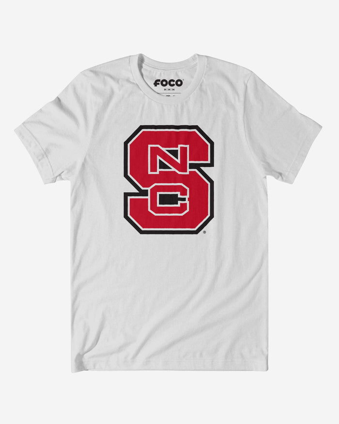 NC State Wolfpack Primary Logo T-Shirt FOCO White S - FOCO.com