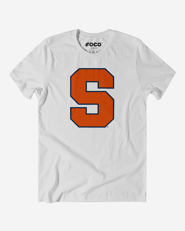 Syracuse Orange Primary Logo T-Shirt FOCO White S - FOCO.com