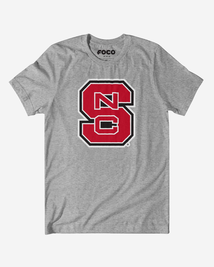 NC State Wolfpack Primary Logo T-Shirt FOCO Athletic Heather S - FOCO.com