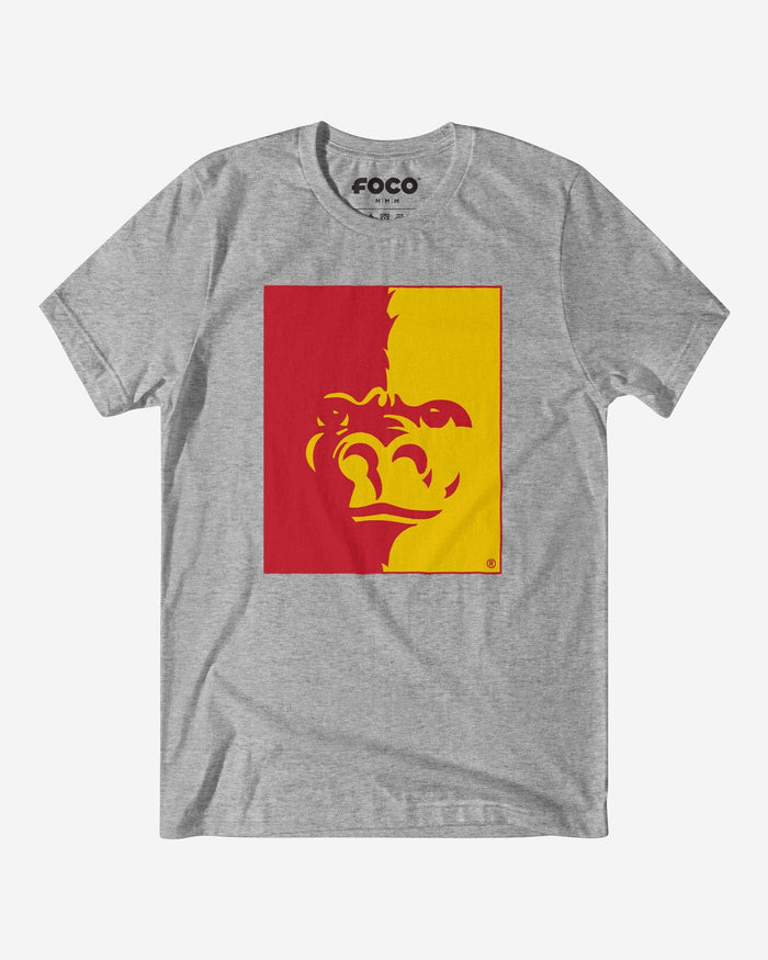 Pittsburg State Gorillas Primary Logo T-Shirt FOCO Athletic Heather S - FOCO.com