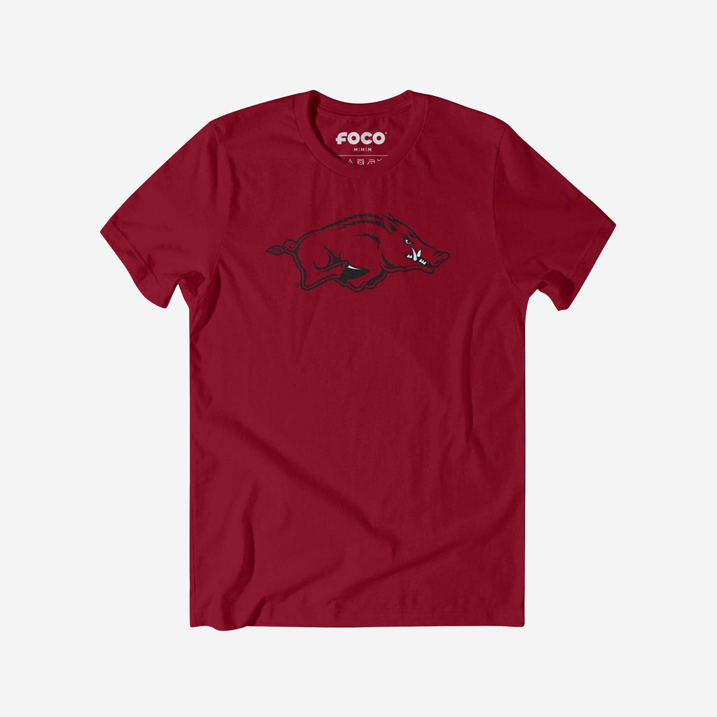 Arkansas Razorbacks Primary Logo T-Shirt FOCO Cardinal S - FOCO.com