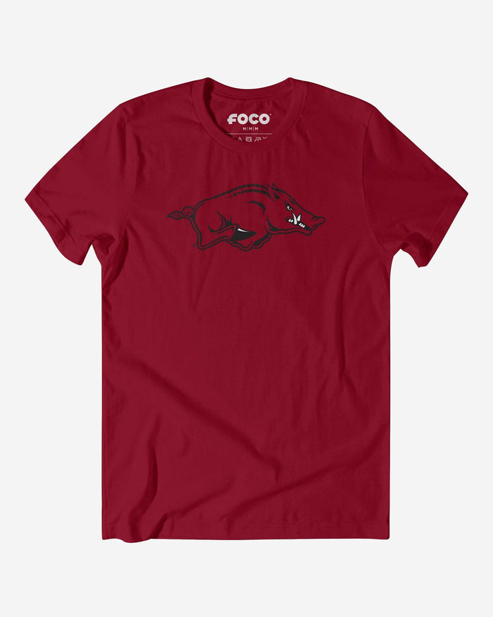 Arkansas Razorbacks Primary Logo T-Shirt FOCO Cardinal S - FOCO.com