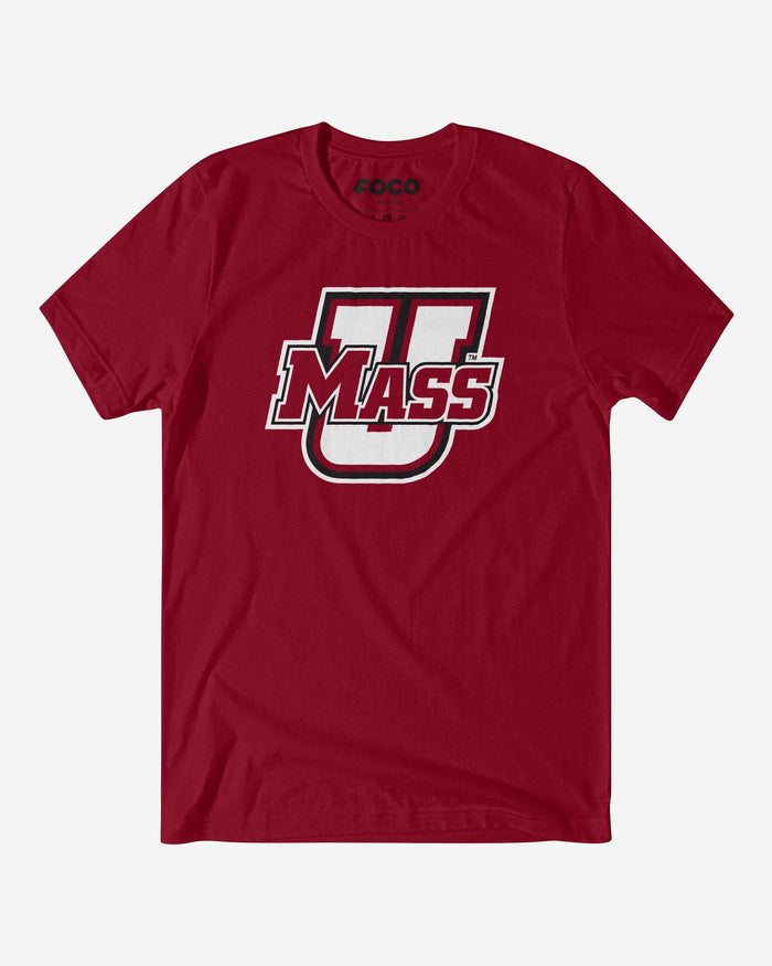 UMass Minutemen Primary Logo T-Shirt FOCO Cardinal S - FOCO.com