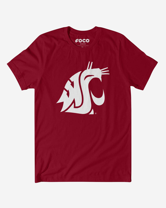 Washington State Cougars Primary Logo T-Shirt FOCO Cardinal S - FOCO.com