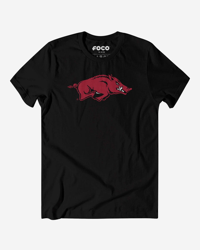 Arkansas Razorbacks Primary Logo T-Shirt FOCO Black S - FOCO.com