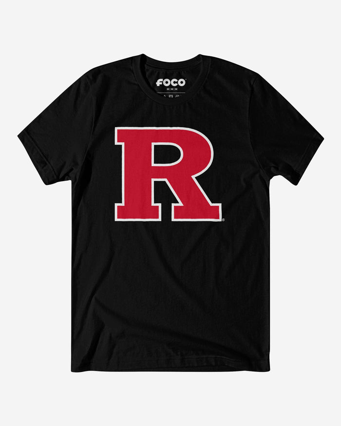 Rutgers Scarlet Knights Primary Logo T-Shirt FOCO Black S - FOCO.com