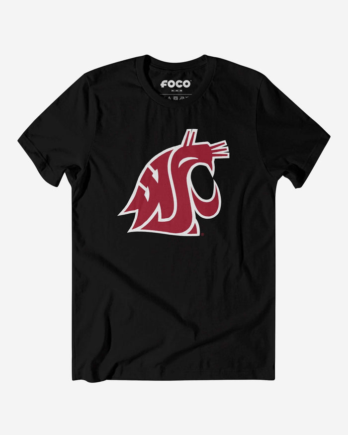 Washington State Cougars Primary Logo T-Shirt FOCO Black S - FOCO.com