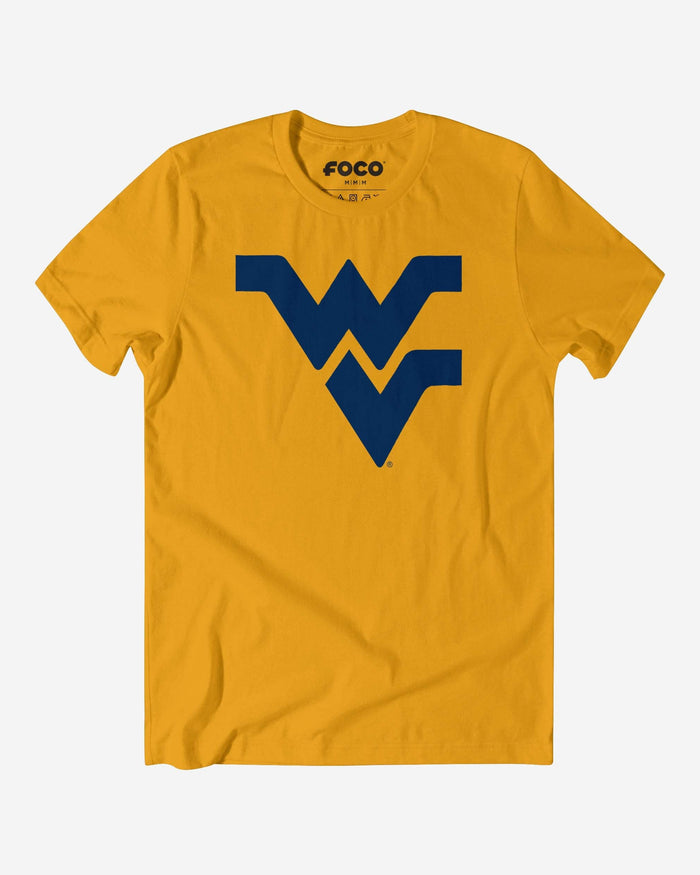 West Virginia Mountaineers Primary Logo T-Shirt FOCO Gold S - FOCO.com