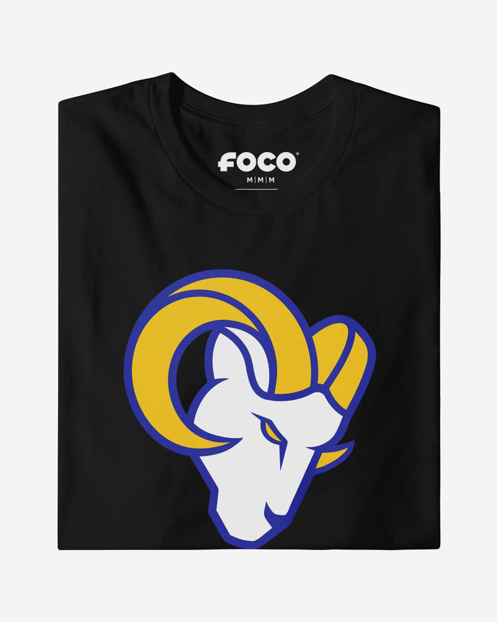 Los Angeles Rams Primary Logo T-Shirt FOCO White S - FOCO.com