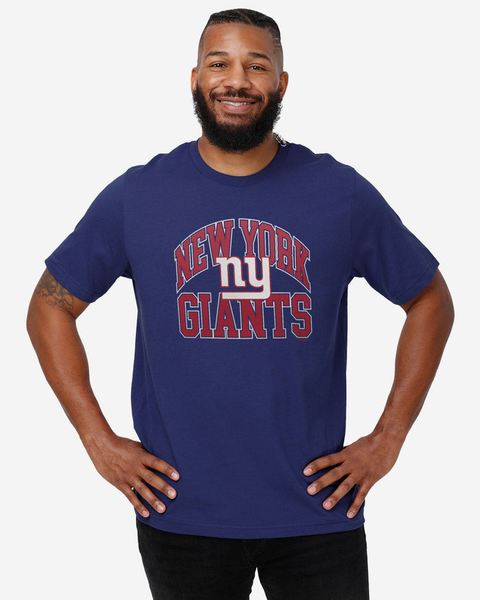 New York Giants Arched Wordmark T-Shirt FOCO - FOCO.com