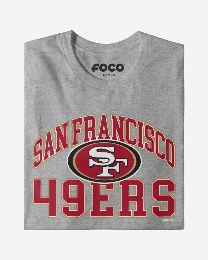 San Francisco 49ers Arched Wordmark T-Shirt FOCO - FOCO.com