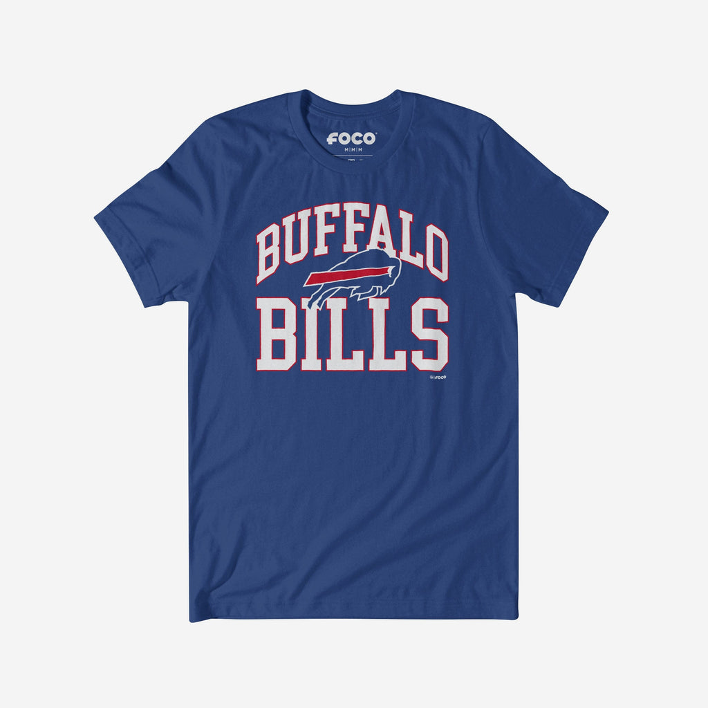 Buffalo Bills Arched Wordmark T-Shirt FOCO S - FOCO.com
