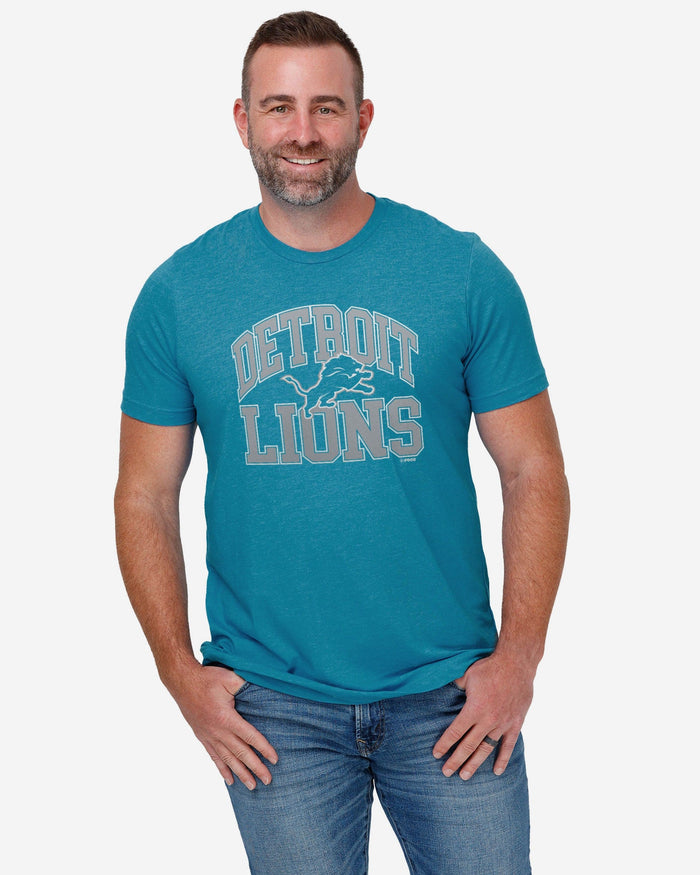 Detroit Lions Arched Wordmark T-Shirt FOCO - FOCO.com