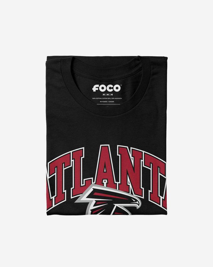 Atlanta Falcons Arched Wordmark T-Shirt FOCO - FOCO.com