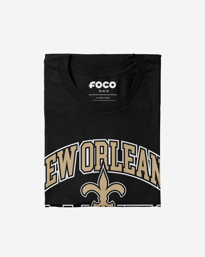 New Orleans Saints Arched Wordmark T-Shirt FOCO - FOCO.com