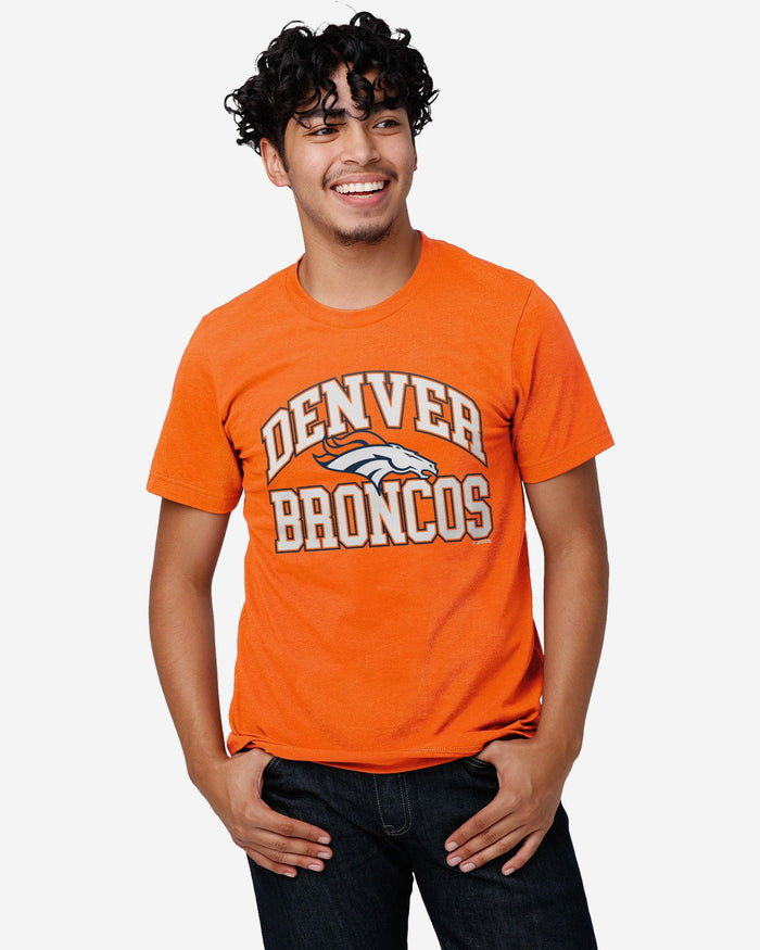 Denver Broncos Arched Wordmark T-Shirt FOCO - FOCO.com