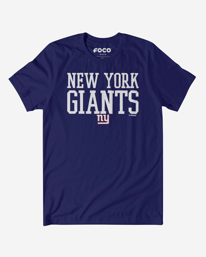 New York Giants Bold Wordmark T-Shirt FOCO S - FOCO.com