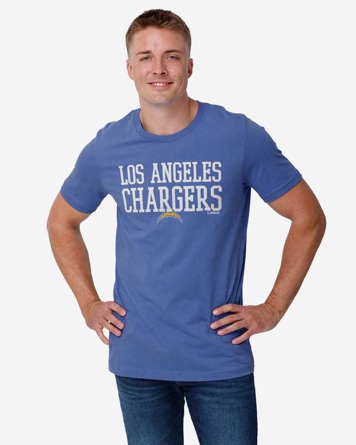 Los Angeles Chargers Bold Wordmark T-Shirt FOCO - FOCO.com