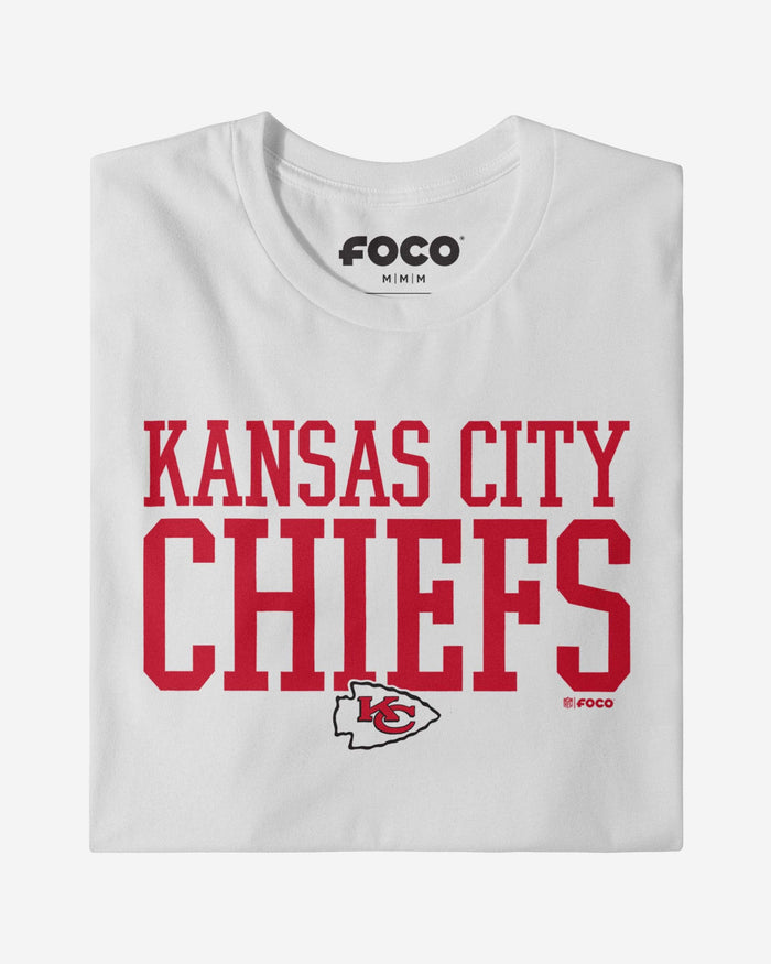 Kansas City Chiefs Bold Wordmark T-Shirt FOCO - FOCO.com