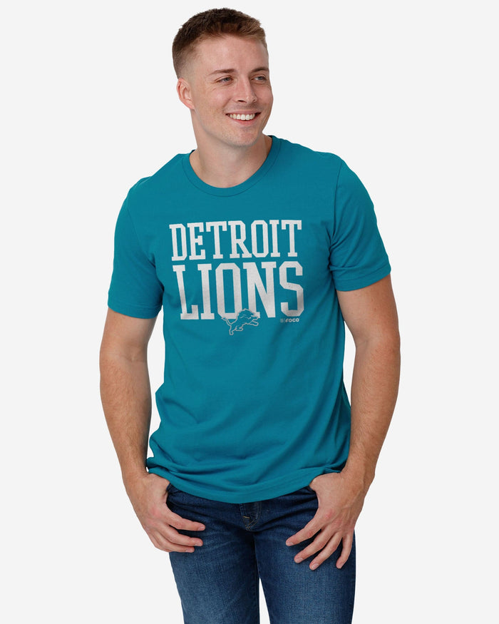 Detroit Lions Bold Wordmark T-Shirt FOCO - FOCO.com