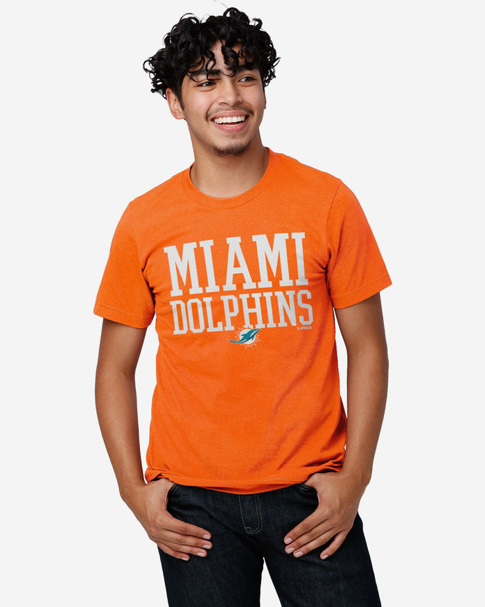 Miami Dolphins Bold Wordmark T-Shirt FOCO - FOCO.com