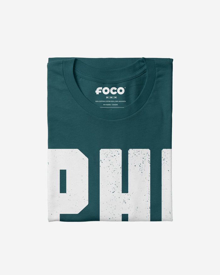 Philadelphia Eagles City Initial Wordmark T-Shirt FOCO - FOCO.com
