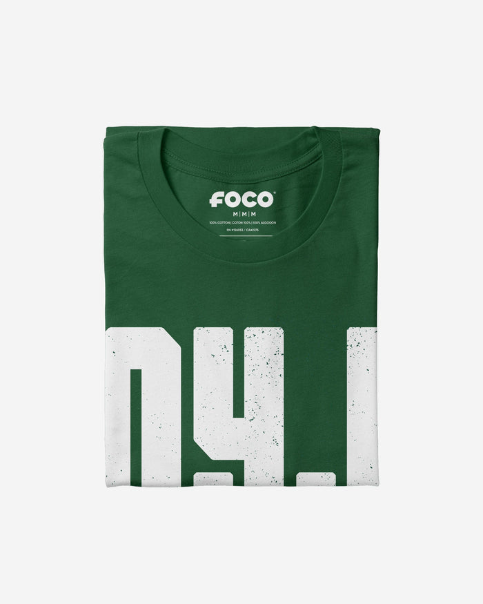 New York Jets City Initial Wordmark T-Shirt FOCO - FOCO.com