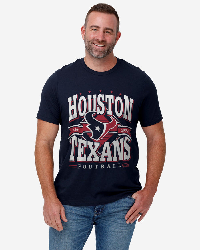 Houston Texans Established Banner T-Shirt FOCO - FOCO.com