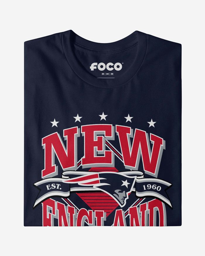New England Patriots Established Banner T-Shirt FOCO - FOCO.com