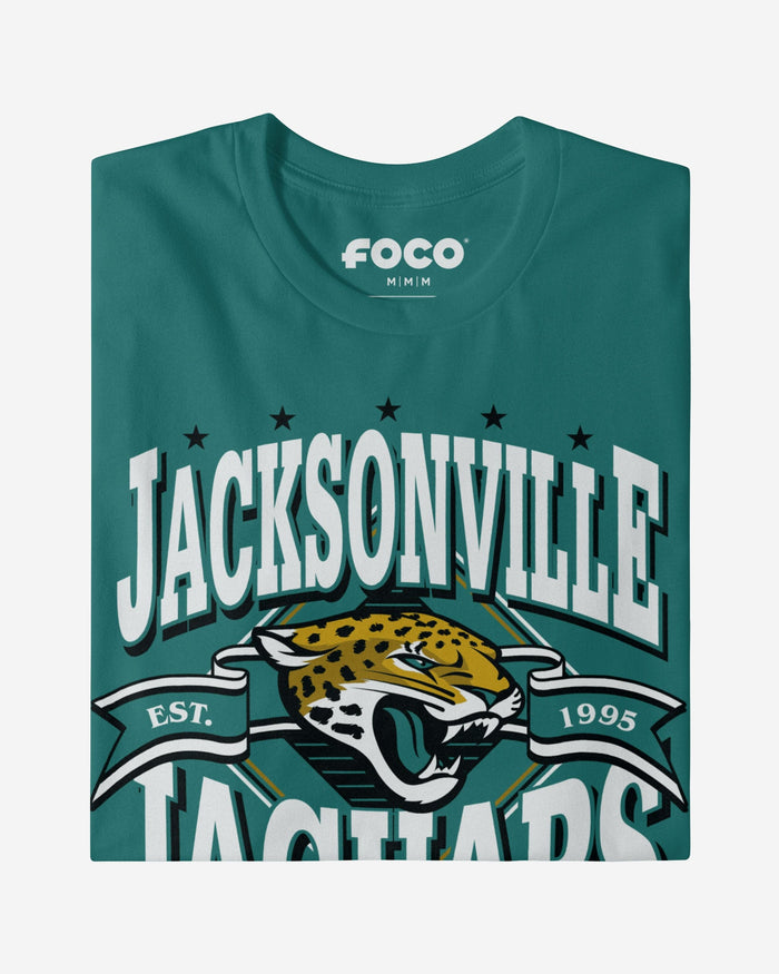 Jacksonville Jaguars Established Banner T-Shirt FOCO - FOCO.com
