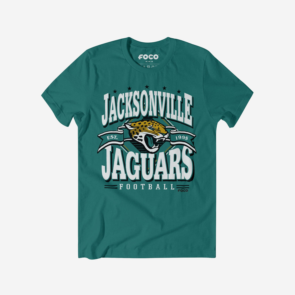 Jacksonville Jaguars Established Banner T-Shirt FOCO Marine S - FOCO.com